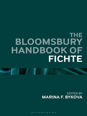 cover image of The Bloomsbury Handbook of Fichte